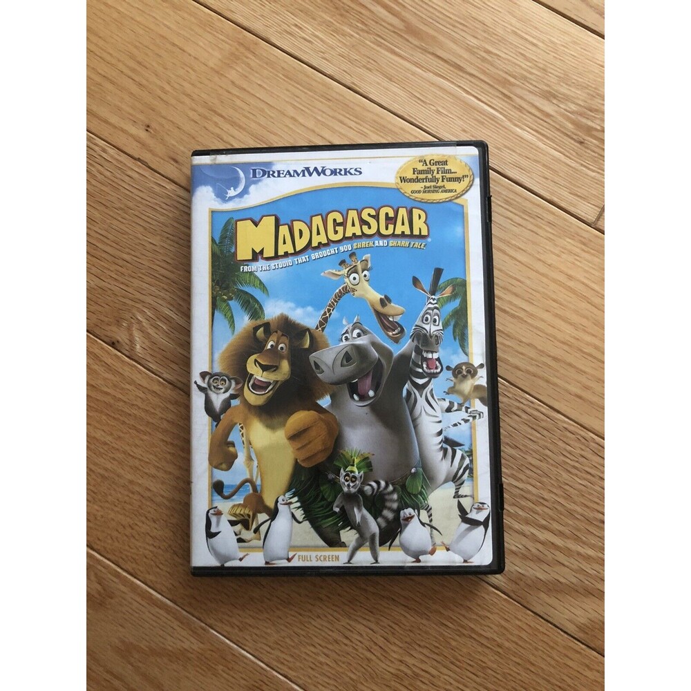 Madagascar DreamWorks Full Screen Edition- DVD - VERY GOOD
